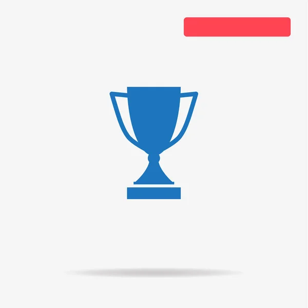 Trophy Cup Ikonen Begreppet Vektorillustration För Design — Stock vektor