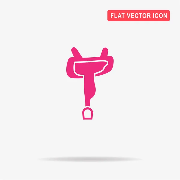 Sattelsymbol Vektor Konzept Illustration Für Design — Stockvektor