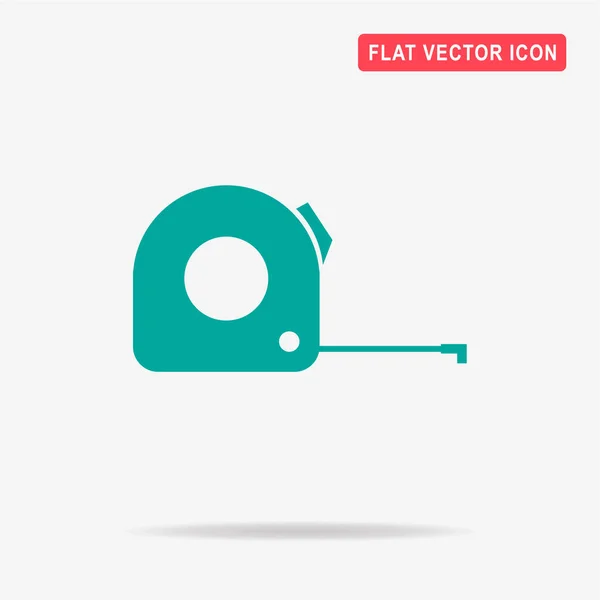 Ícone Linha Fita Métrica Ilustração Conceito Vetor Para Design — Vetor de Stock