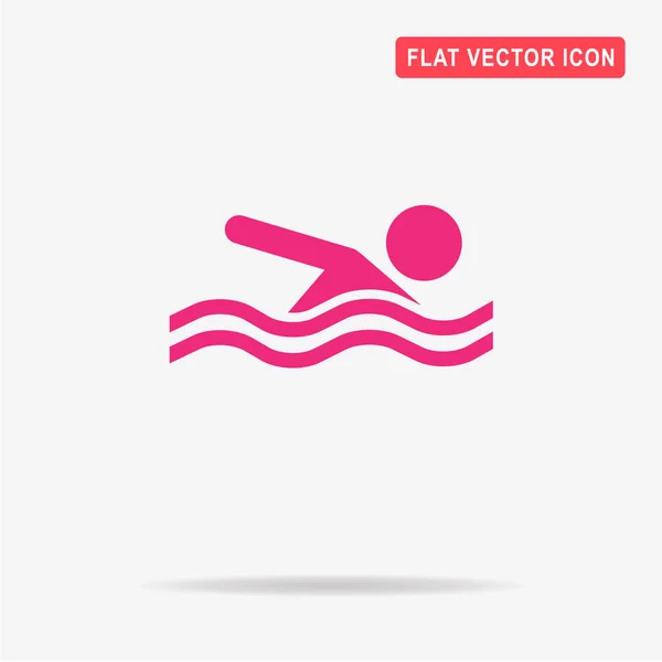 Schwimmbad Symbol Vektor Konzept Illustration Für Design — Stockvektor