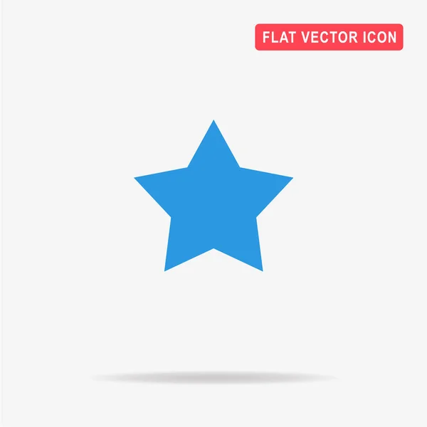 Star Symbol Vektor Konzept Illustration Für Design — Stockvektor