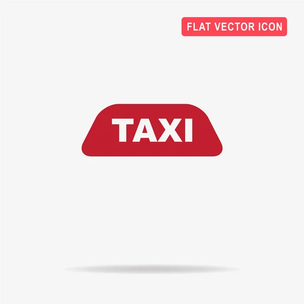 Taxisymbol Vektor Konzept Illustration Für Design — Stockvektor