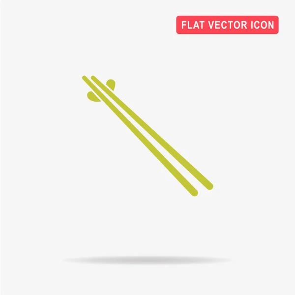 Stäbchen Symbol Vektor Konzept Illustration Für Design — Stockvektor