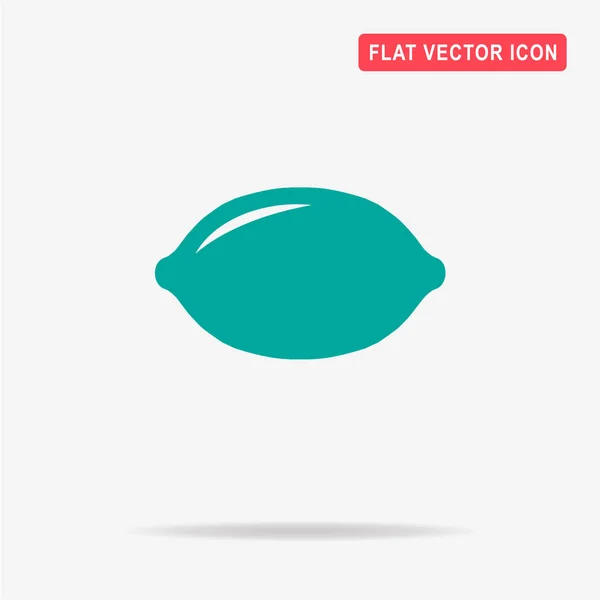Εικονίδιο Του Λεμονιού Vector Εικονογράφηση Έννοια Για Σχεδιασμό — Διανυσματικό Αρχείο