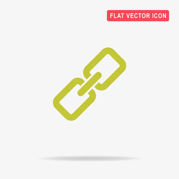 Link Icon Vector Concept Illustration Design — Stock Vector