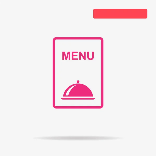 Menu Icon Vector Concept Illustration Design — Stock Vector