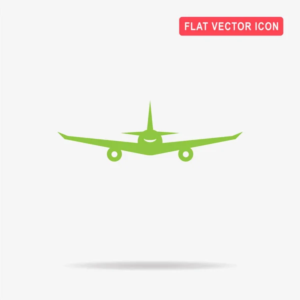 Ícone Avião Ilustração Conceito Vetor Para Design — Vetor de Stock