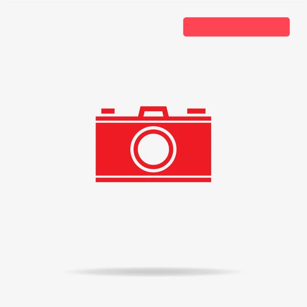 Camera Icon Vector Concept Illustration Design — Stock Vector