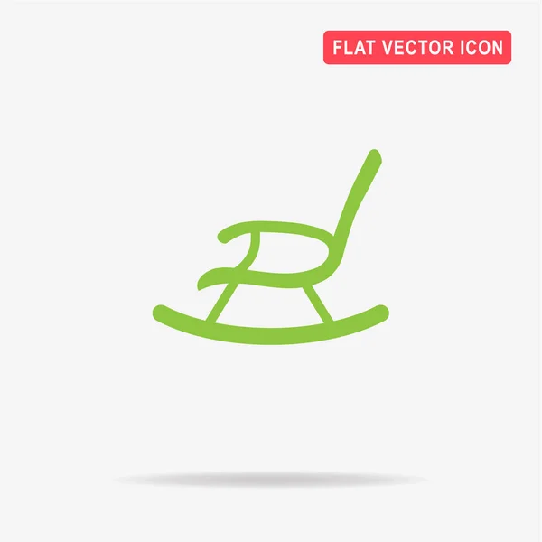 Gungstol Ikonen Begreppet Vektorillustration För Design — Stock vektor