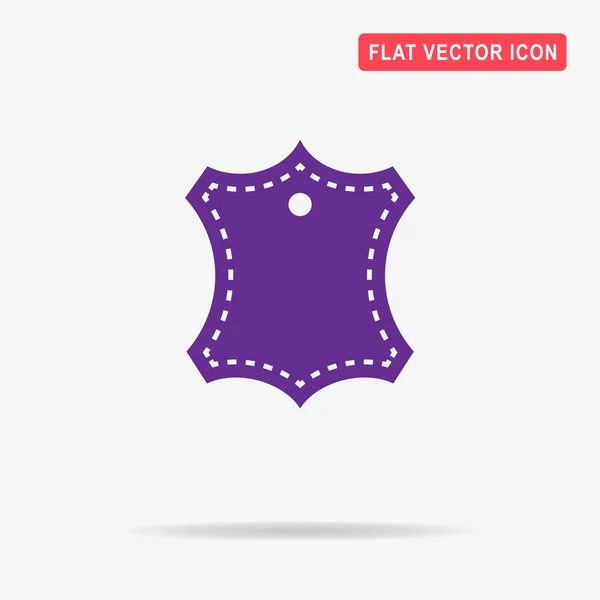 Icono Cuero Ilustración Del Concepto Vectorial Para Diseño — Vector de stock