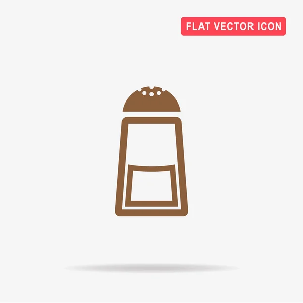 Zout Pictogram Vectorillustratie Concept Voor Ontwerp — Stockvector