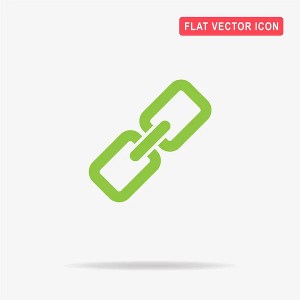 Link Symbol Vektor Konzept Illustration Für Design — Stockvektor