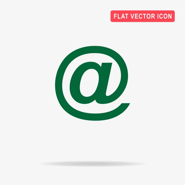 Mail Symbol Vektor Konzept Illustration Für Design — Stockvektor