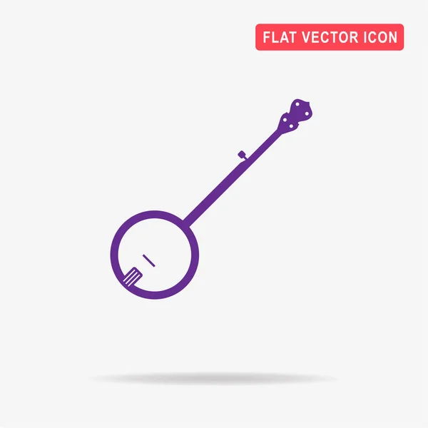 Icône Banjo Illustration Vectorielle Concept Pour Design — Image vectorielle