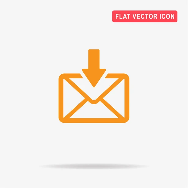 Envelope Icon Vector Concept Illustration Design — Stock Vector