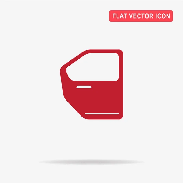 車のドアのアイコン デザインのベクトルの概念図 — ストックベクタ