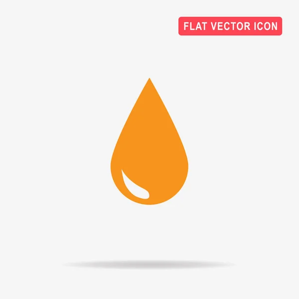 Drop Symbol Vektor Konzept Illustration Für Design — Stockvektor