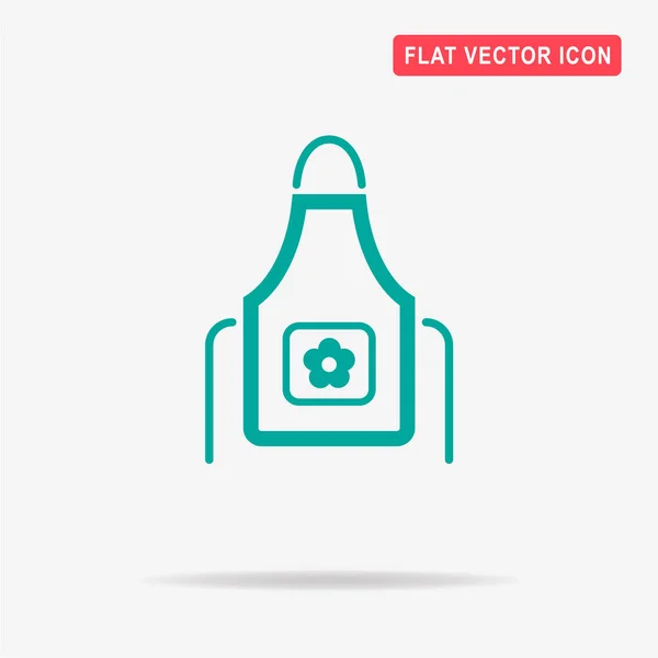 Schürzensymbol Vektor Konzept Illustration Für Design — Stockvektor