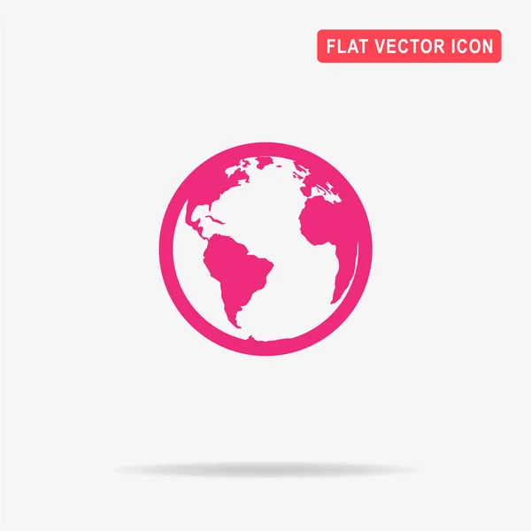 Icône Mondiale Illustration Vectorielle Concept Pour Design — Image vectorielle