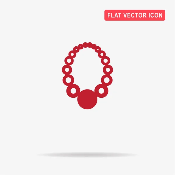 Halsketten Symbol Vektor Konzept Illustration Für Design — Stockvektor