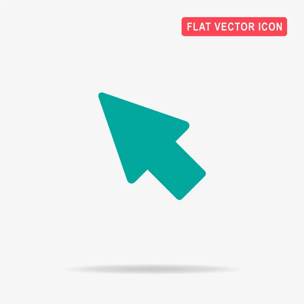 Het Pictogram Van Cursor Vectorillustratie Concept Voor Ontwerp — Stockvector