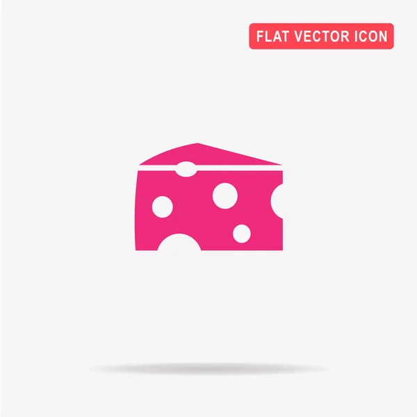 Ícone Queijo Ilustração Conceito Vetor Para Design — Vetor de Stock