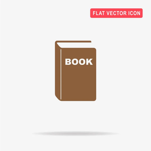 Book Icon Vector Concept Illustration Design — Stock Vector