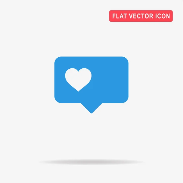 Icono Amor Ilustración Del Concepto Vectorial Para Diseño — Vector de stock