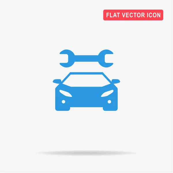 Auto Service Ikone Vektor Konzept Illustration Für Design — Stockvektor