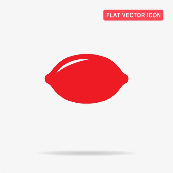 Citroen Pictogram Vectorillustratie Concept Voor Ontwerp — Stockvector