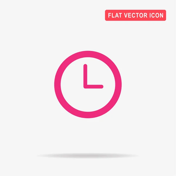 Horloge Icône Illustration Vectorielle Concept Pour Design — Image vectorielle