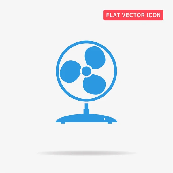 Ventilator Pictogram Vectorillustratie Concept Voor Ontwerp — Stockvector