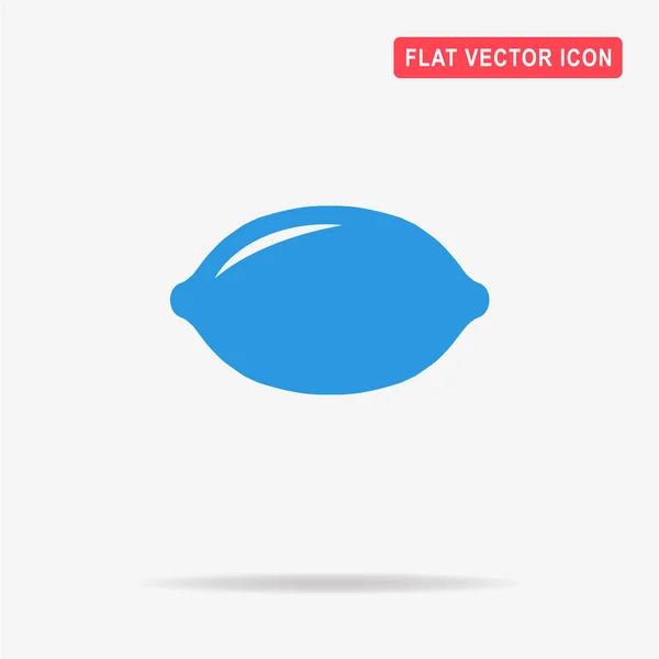 Icône Citron Illustration Vectorielle Concept Pour Design — Image vectorielle