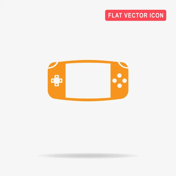 Ícone Console Jogo Ilustração Conceito Vetor Para Design — Vetor de Stock