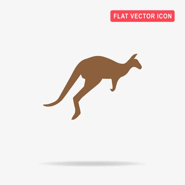 Känguru Symbol Vektor Konzept Illustration Für Design — Stockvektor