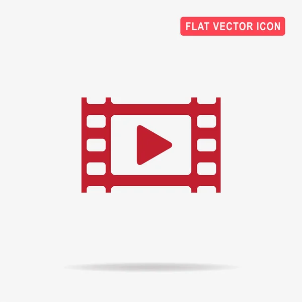 Icono Vídeo Ilustración Del Concepto Vectorial Para Diseño — Vector de stock