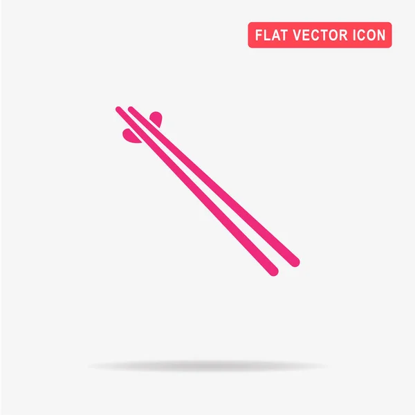 Stäbchen Symbol Vektor Konzept Illustration Für Design — Stockvektor