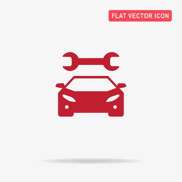 Auto Service Icon Vector Concept Illustration Design — Stock Vector