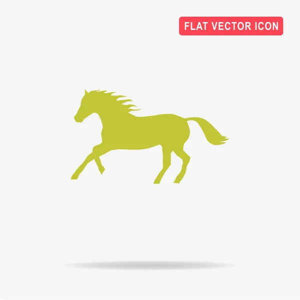 Het Pictogram Van Het Paard Vectorillustratie Concept Voor Ontwerp — Stockvector