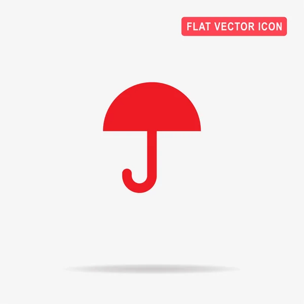 Ícone Guarda Chuva Ilustração Conceito Vetor Para Design — Vetor de Stock