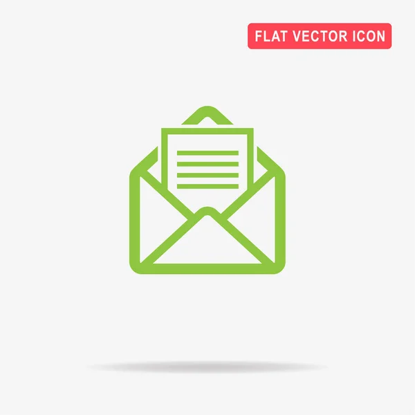 Icône Enveloppe Illustration Vectorielle Concept Pour Design — Image vectorielle