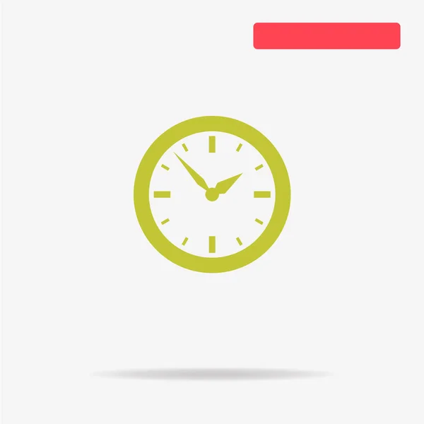 Icono Del Reloj Ilustración Del Concepto Vectorial Para Diseño — Vector de stock