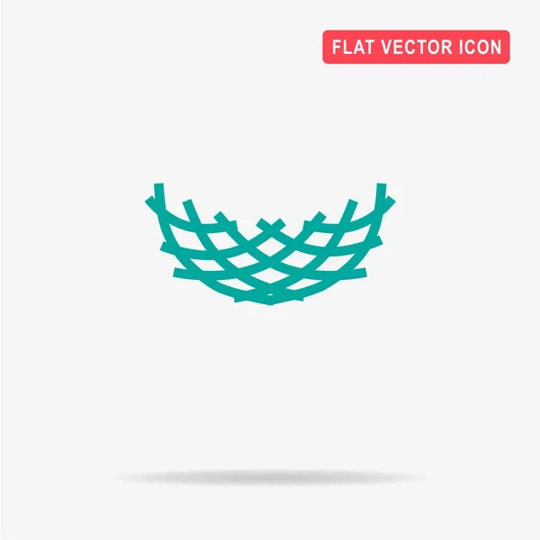 Het Pictogram Van Het Nest Vectorillustratie Concept Voor Ontwerp — Stockvector