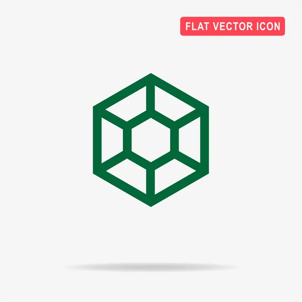 Icono Diamante Ilustración Del Concepto Vectorial Para Diseño — Vector de stock