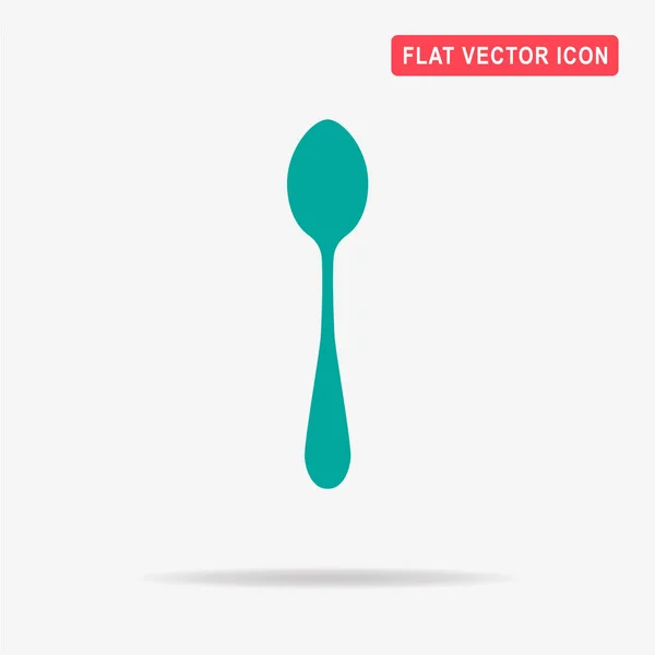 Icono Cuchara Ilustración Del Concepto Vectorial Para Diseño — Vector de stock