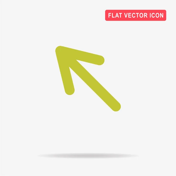 Icono Flecha Ilustración Del Concepto Vectorial Para Diseño — Vector de stock