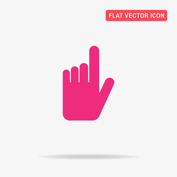 Haz Clic Icono Ilustración Del Concepto Vectorial Para Diseño — Vector de stock