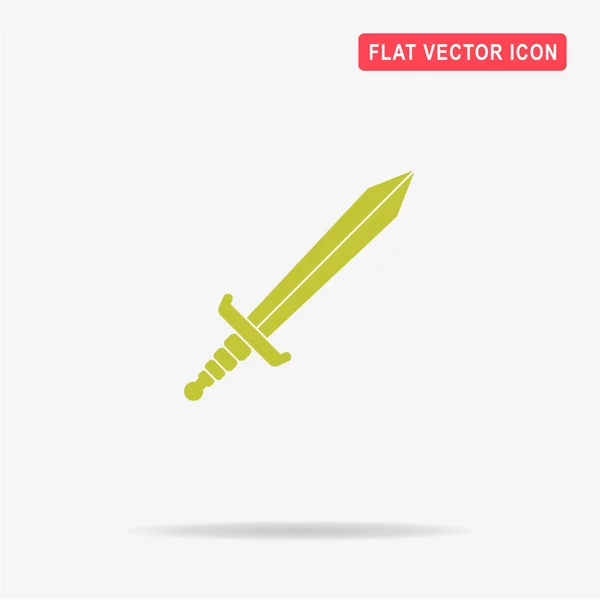 Sword Icon Vector Concept Illustration Design — Stock Vector