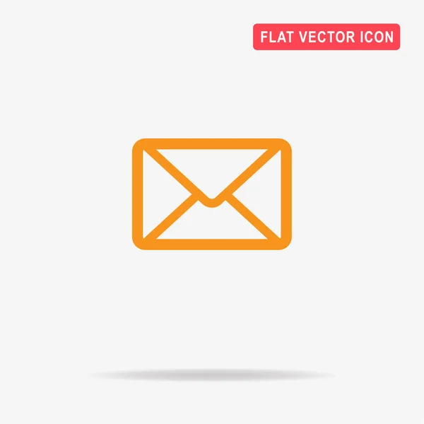 封筒のアイコン デザインのベクトルの概念図 — ストックベクタ