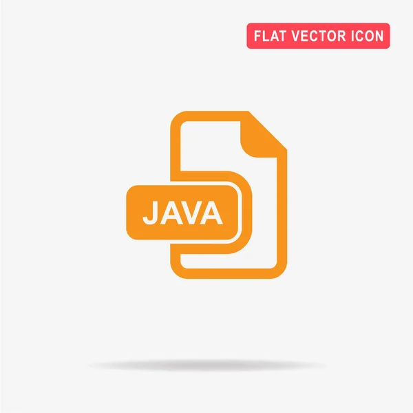 Java Symbol Vektor Konzept Illustration Für Design — Stockvektor